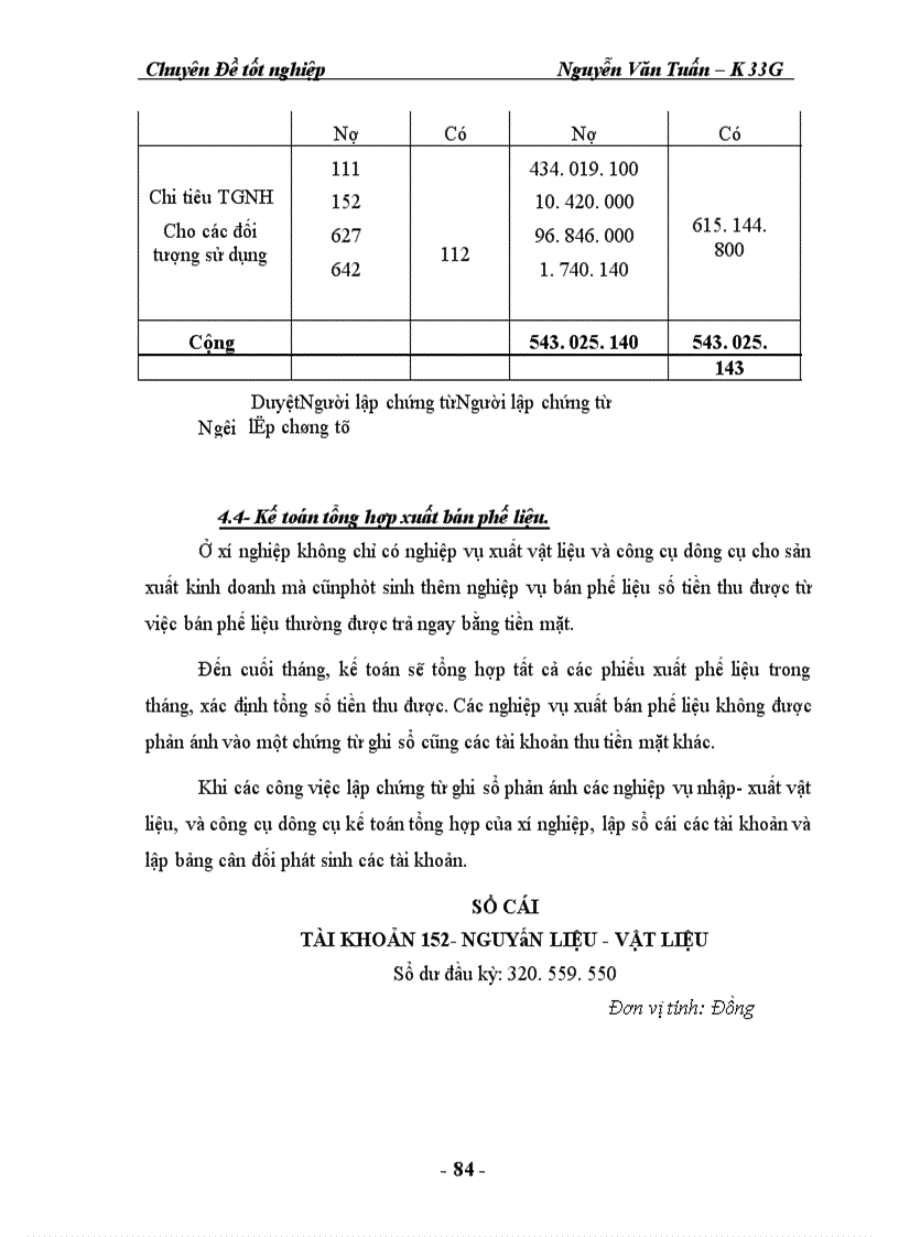 image for page Kế toán vật liệu - công cụ dụng cụ tại Công ty Môi Trường Ba Đình