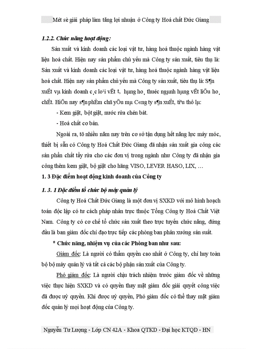 image for page Một số giải pháp làm tăng lợi nhuận ở Công ty Hoá chất Đức Giang