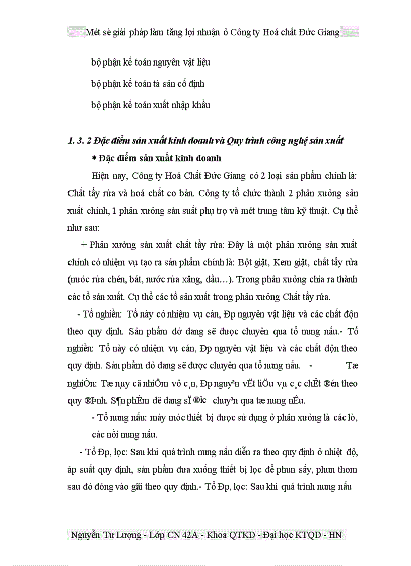 image for page Một số giải pháp làm tăng lợi nhuận ở Công ty Hoá chất Đức Giang