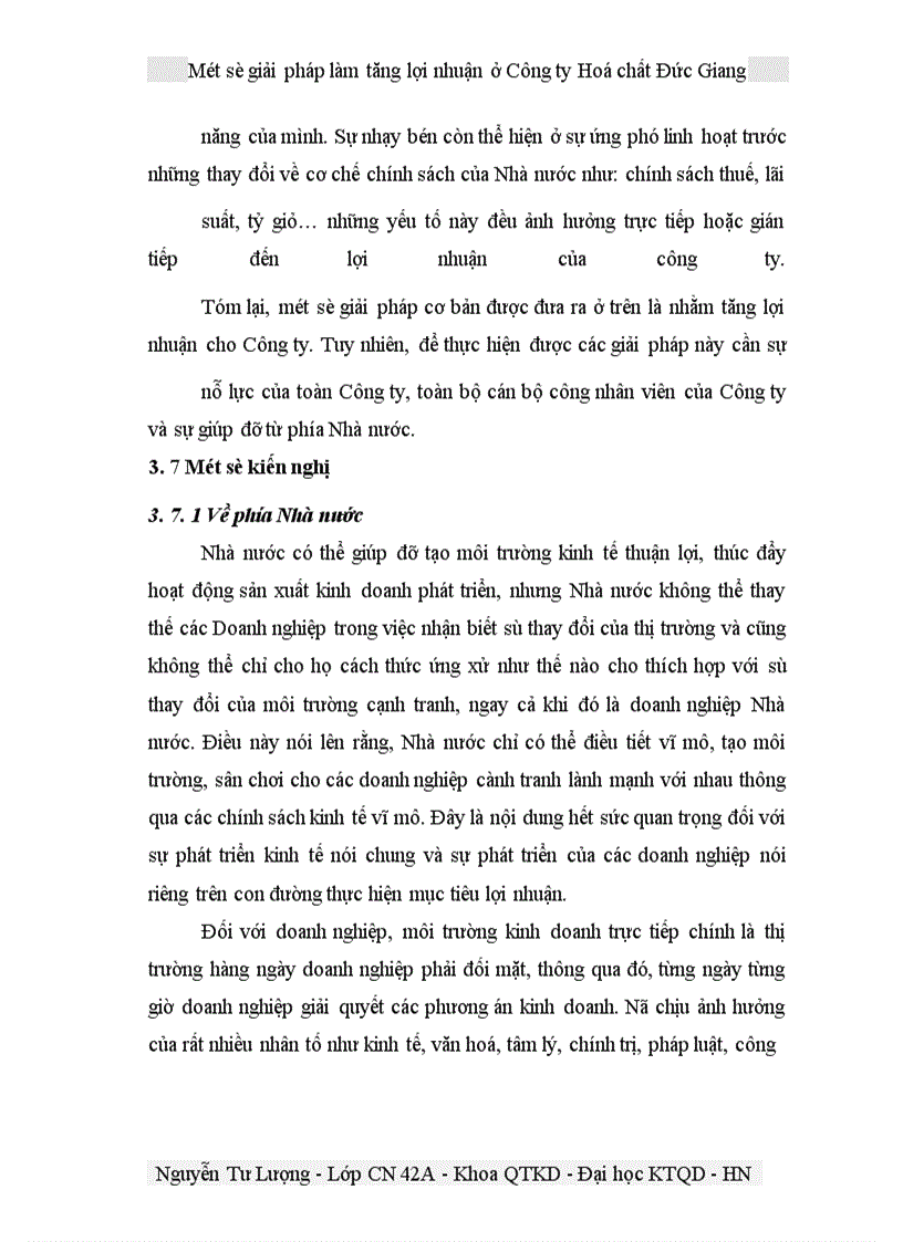 image for page Một số giải pháp làm tăng lợi nhuận ở Công ty Hoá chất Đức Giang