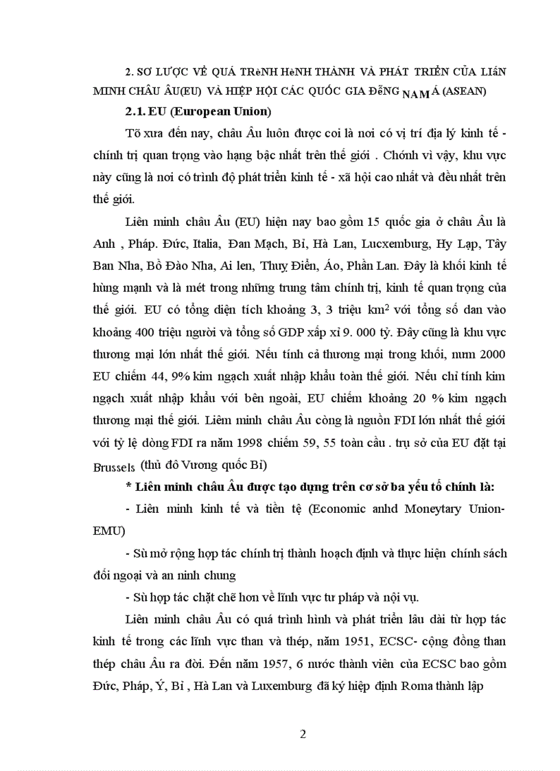 image for page Hoạt động hợp tác phát triển giữa EU và ASEAN