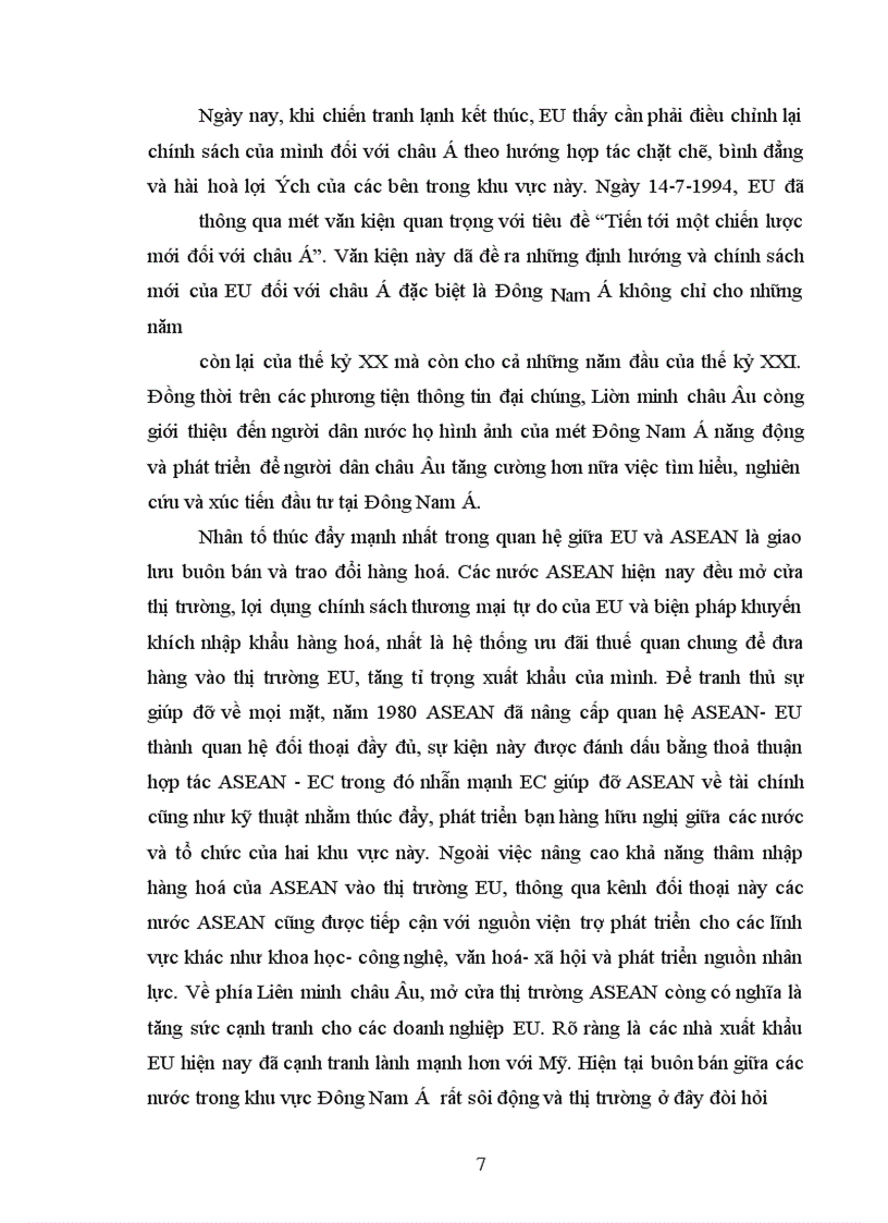 image for page Hoạt động hợp tác phát triển giữa EU và ASEAN