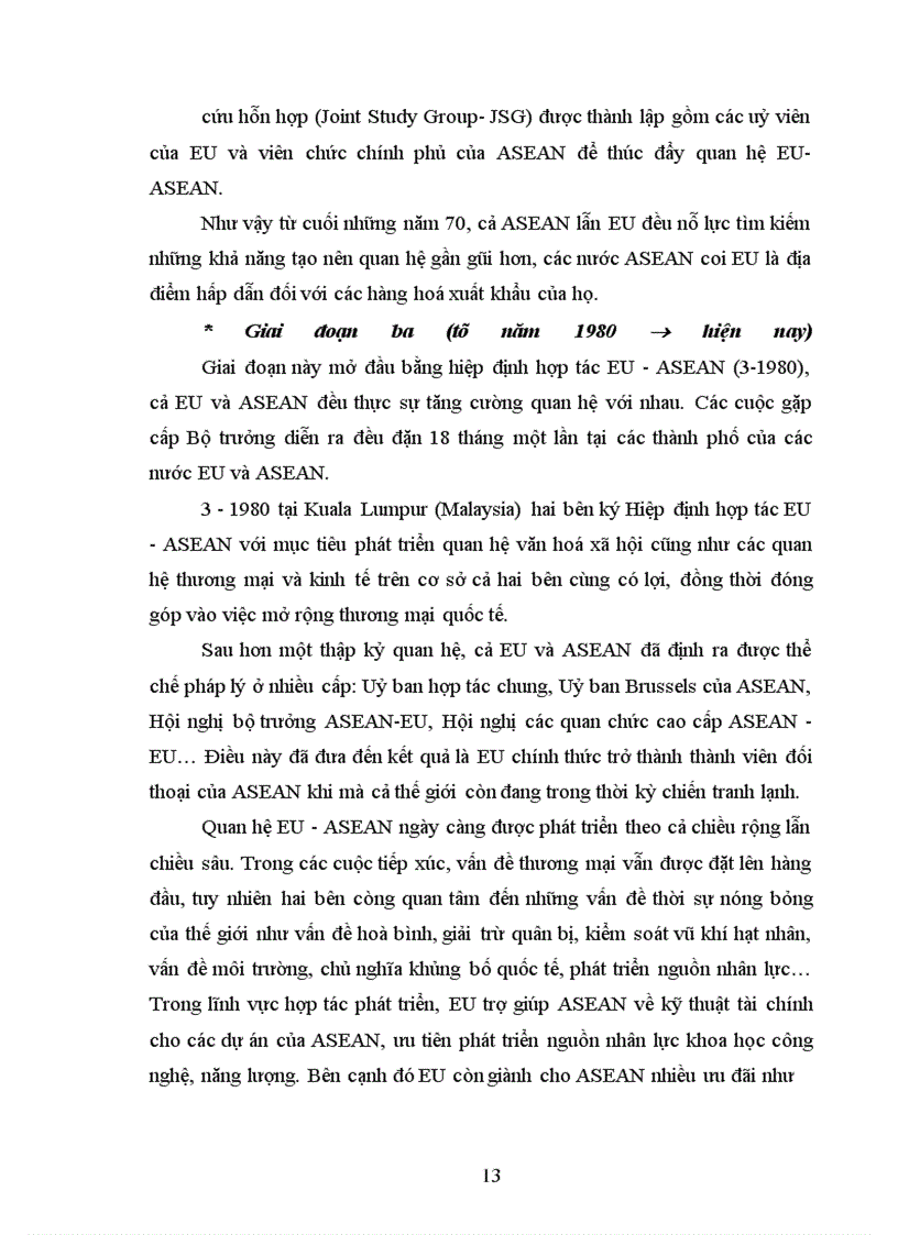 image for page Hoạt động hợp tác phát triển giữa EU và ASEAN