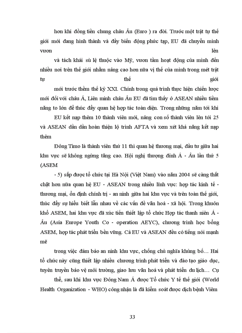 image for page Hoạt động hợp tác phát triển giữa EU và ASEAN