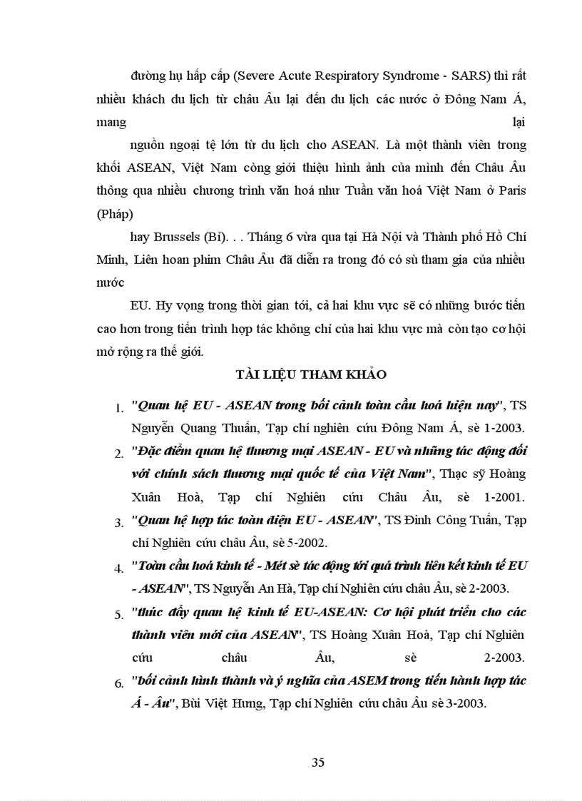 image for page Hoạt động hợp tác phát triển giữa EU và ASEAN