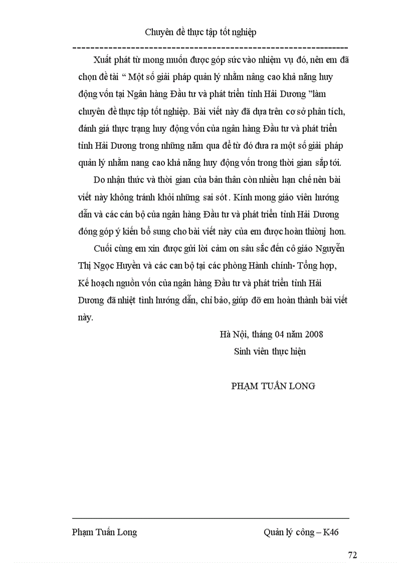 image for page Giải pháp quản lý nhằm nâng cao khả năng huy động vốn tại ngân hàng đầu tư và phát triển tỉnh Hải Dương