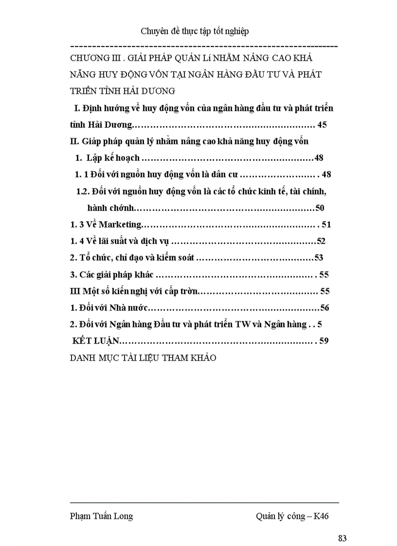 image for page Giải pháp quản lý nhằm nâng cao khả năng huy động vốn tại ngân hàng đầu tư và phát triển tỉnh Hải Dương
