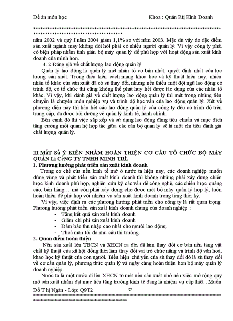 image for page Hoàn thiện cơ cấu tổ chức bộ máy quản lý ở công ty TNHH Minh Trí