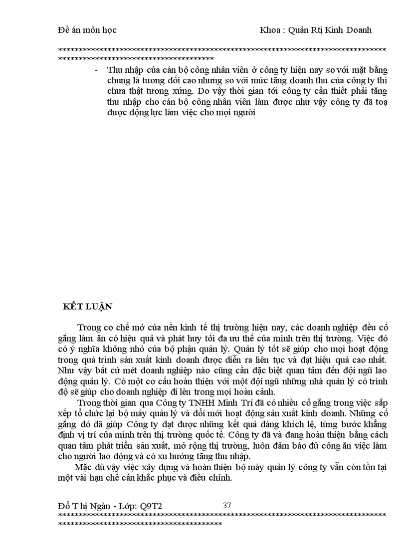 image for page Hoàn thiện cơ cấu tổ chức bộ máy quản lý ở công ty TNHH Minh Trí
