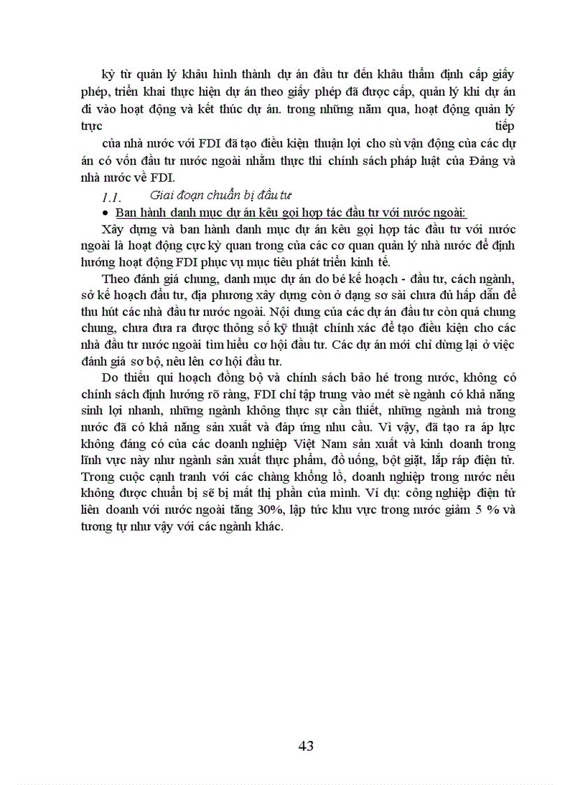 image for page Quản lí nhà nước đối với FDI