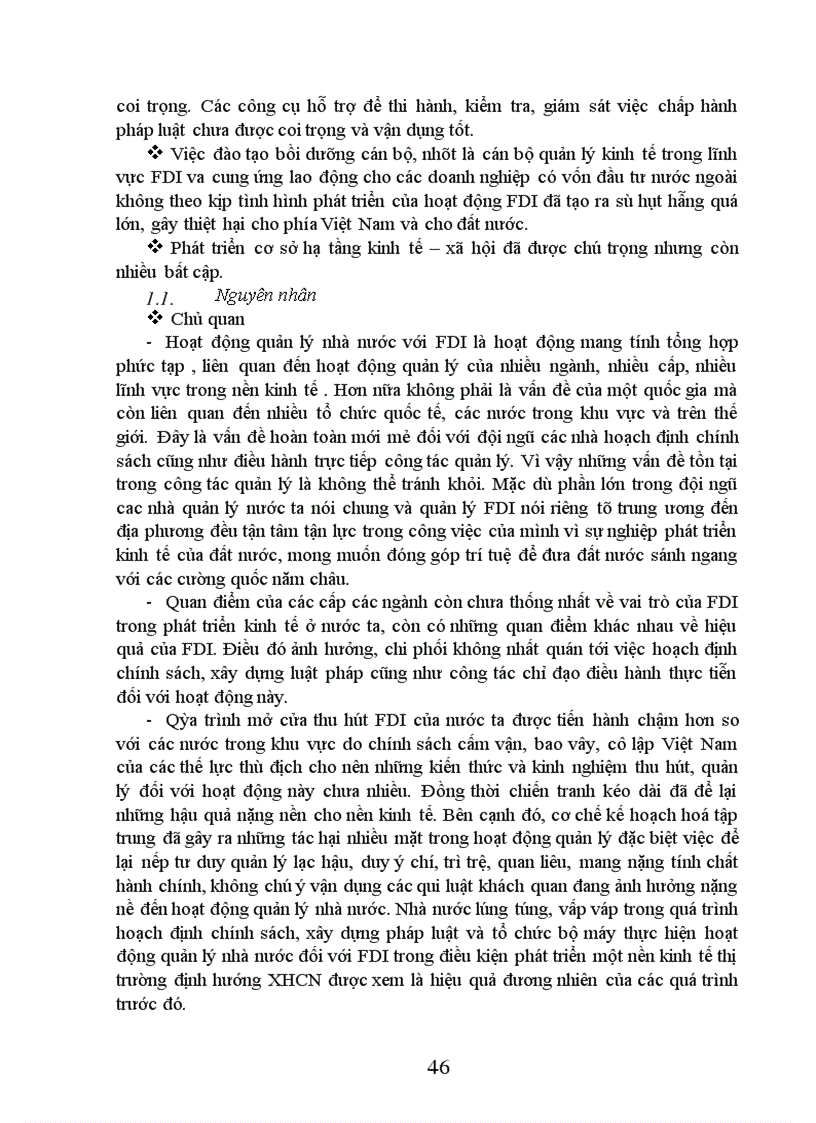 image for page Quản lí nhà nước đối với FDI