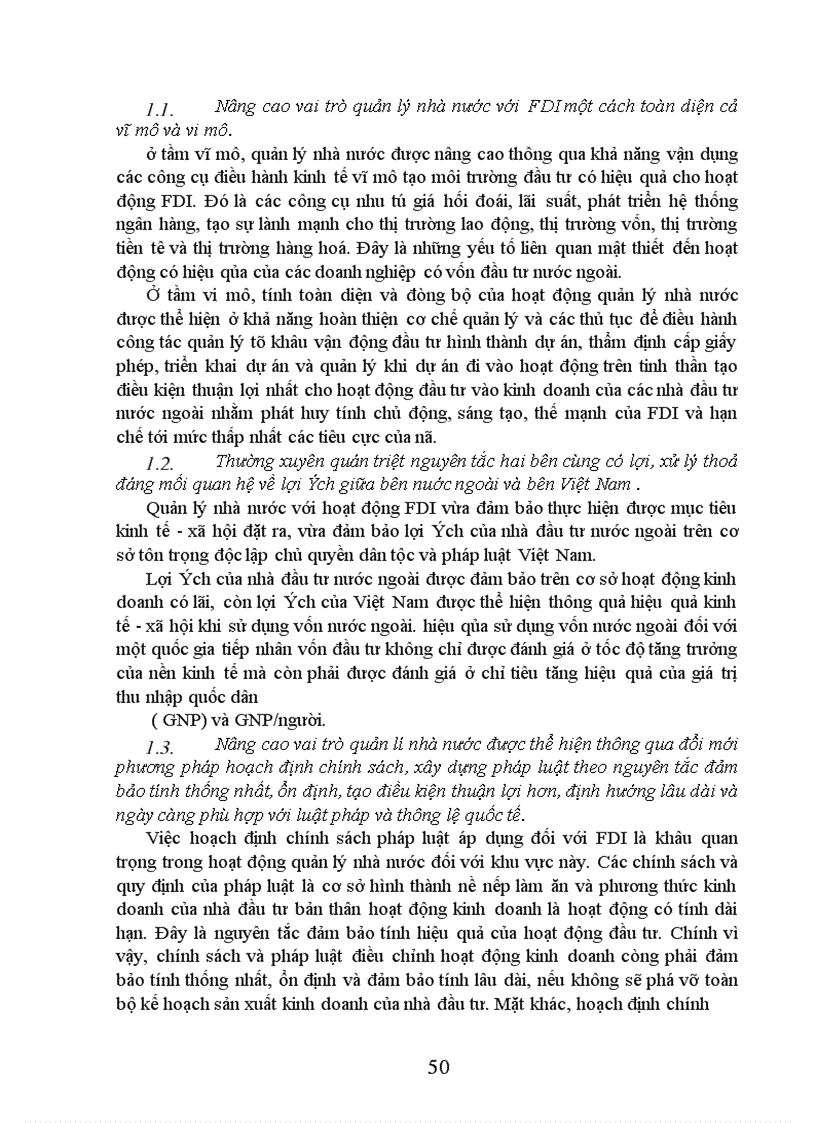 image for page Quản lí nhà nước đối với FDI