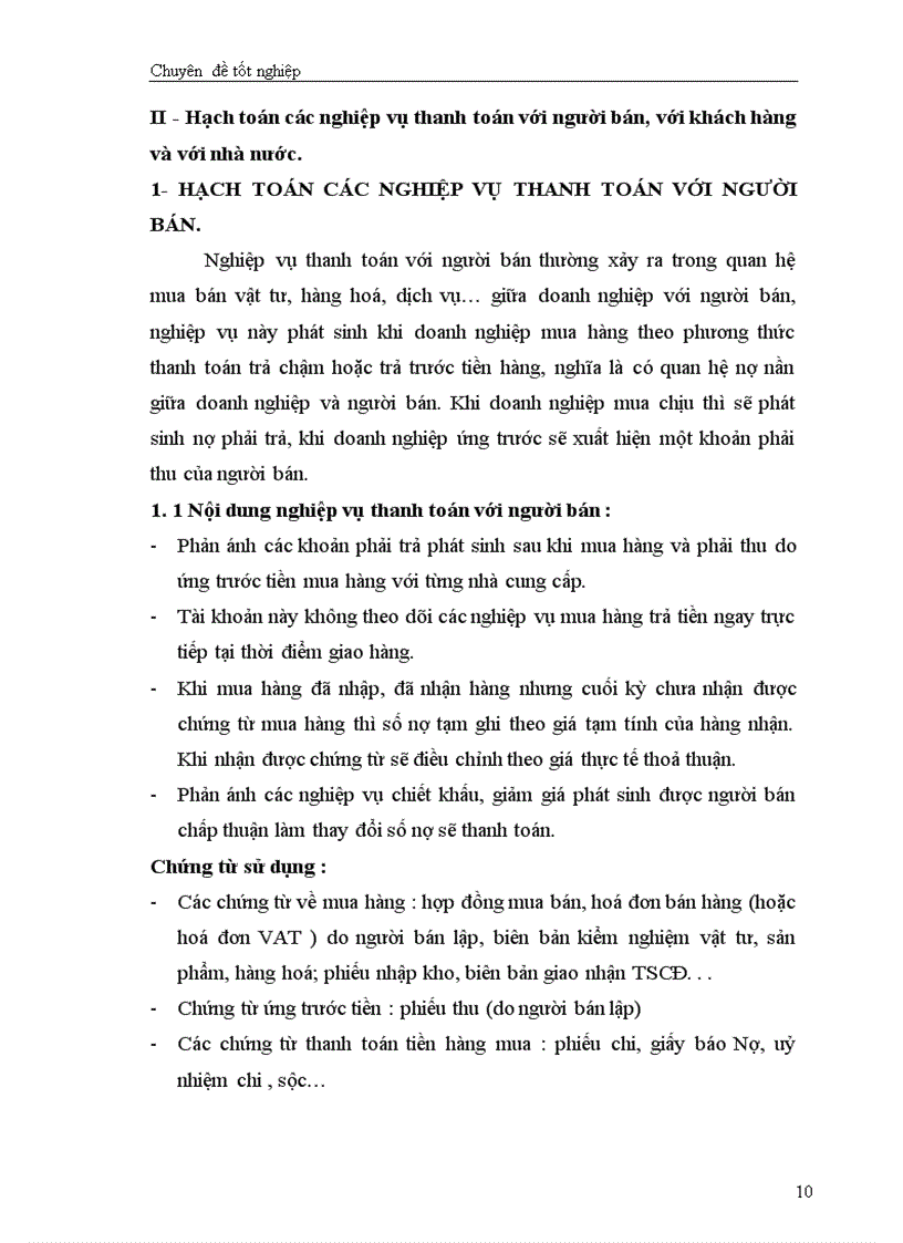 image for page Hạch toán các nghiệp vụ thanh toán với người bán, khách hàng và Nhà nước với việc tăng cường công tác quản lý tài chính tại công ty cổ phần đầu tư và phát triển công nghệ Đông á