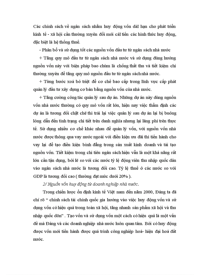image for page Những biện pháp cơ bản để tăng cường huy động vốn đầu tư trong nước phục vụ cho phát triển kinh tế Việt nam trong giai đoạn hiện nay