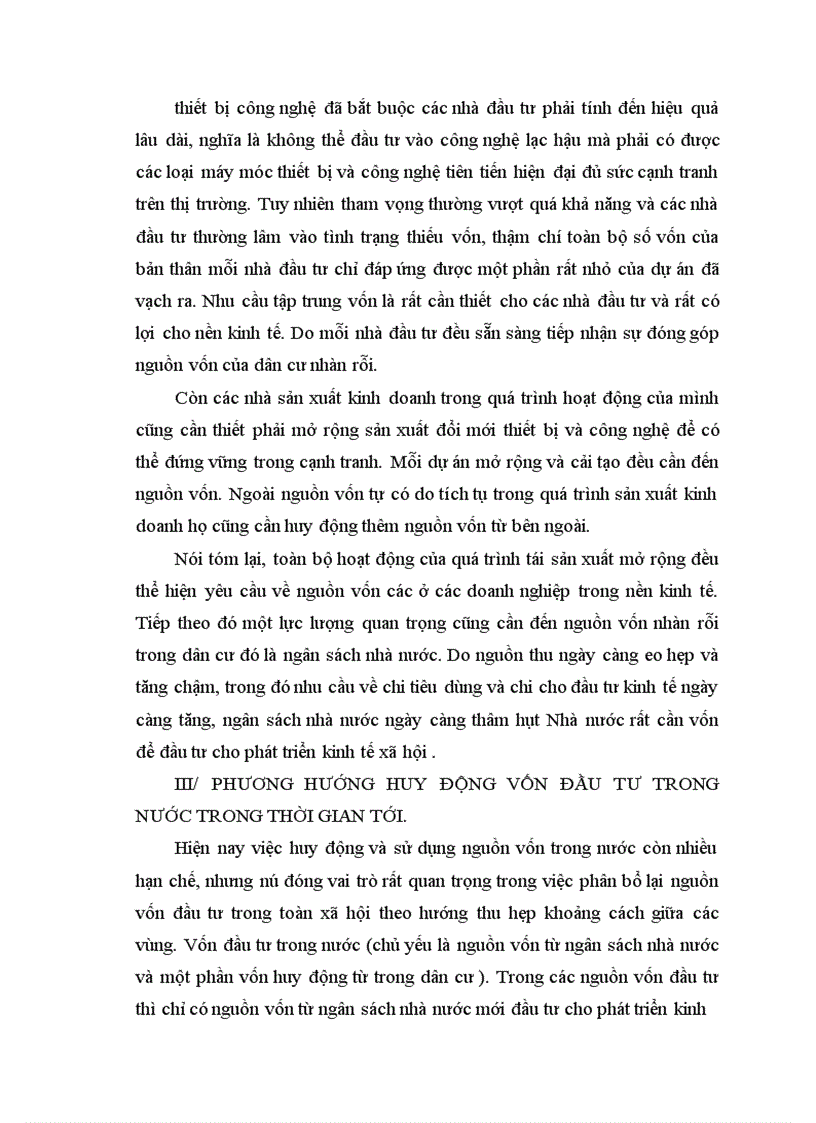 image for page Những biện pháp cơ bản để tăng cường huy động vốn đầu tư trong nước phục vụ cho phát triển kinh tế Việt nam trong giai đoạn hiện nay