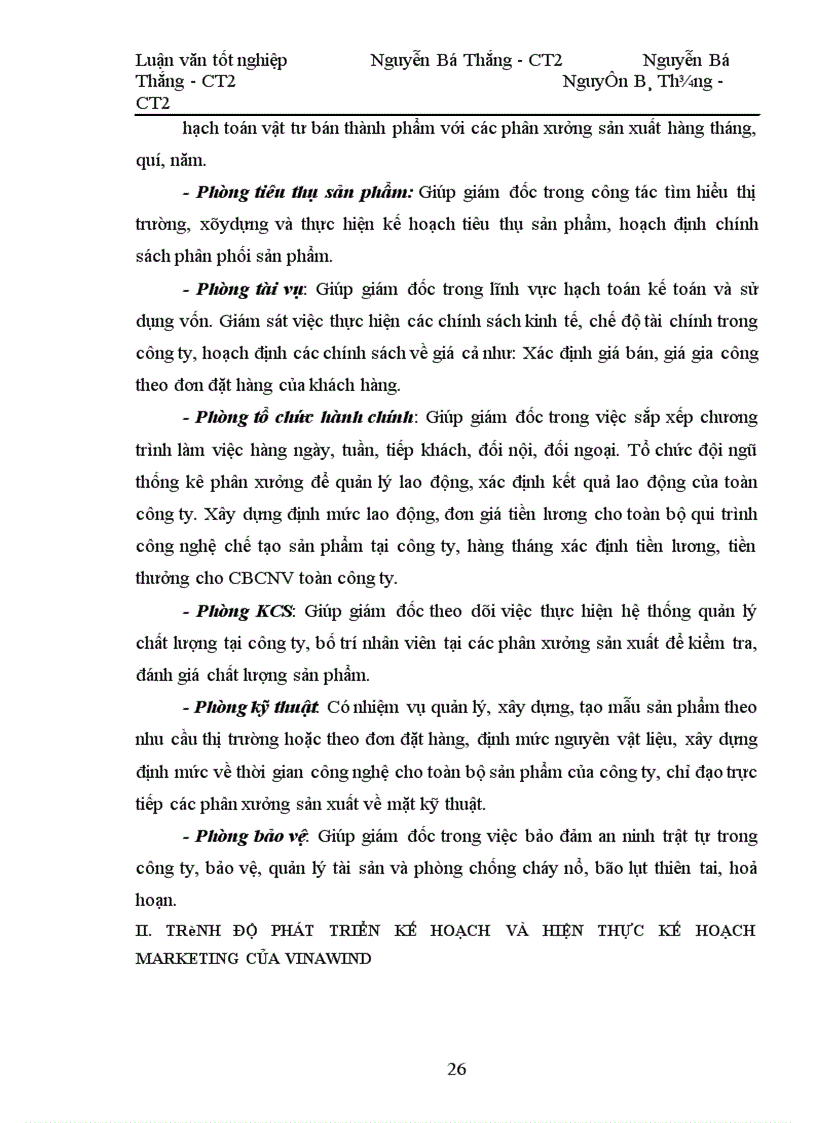 image for page Xây dựng kế hoạch marketing cho công ty trách nhiệm hữu hạn nhà nước một thành viên điện cơ thống nhất (VINAWIND)