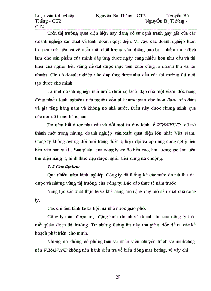 image for page Xây dựng kế hoạch marketing cho công ty trách nhiệm hữu hạn nhà nước một thành viên điện cơ thống nhất (VINAWIND)