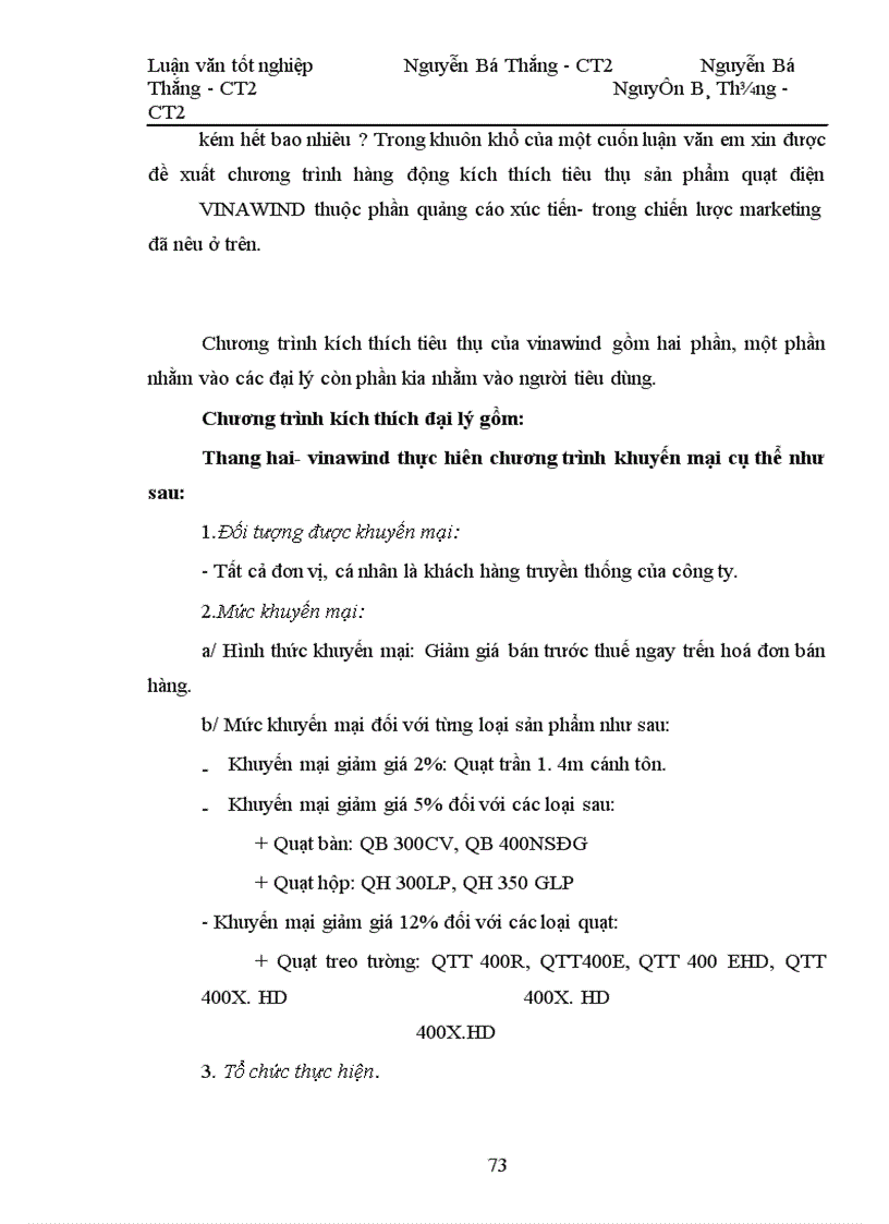 image for page Xây dựng kế hoạch marketing cho công ty trách nhiệm hữu hạn nhà nước một thành viên điện cơ thống nhất (VINAWIND)