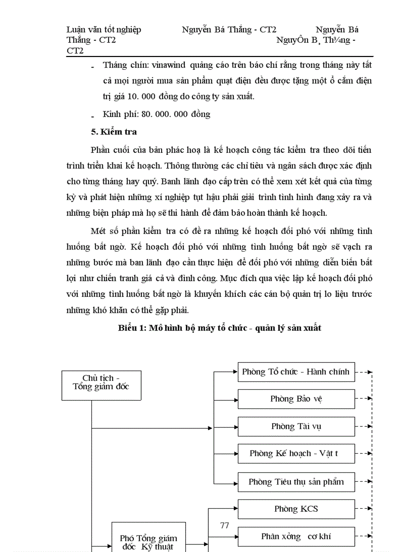 image for page Xây dựng kế hoạch marketing cho công ty trách nhiệm hữu hạn nhà nước một thành viên điện cơ thống nhất (VINAWIND)