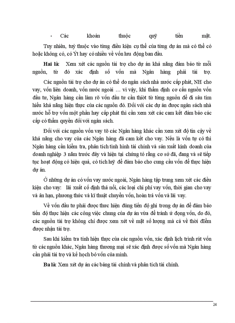 image for page Một số giải pháp nâng cao chất lượng thẩm định tài chính dự án đầu tư trong hoạt động cho vay tại NHNTVN.