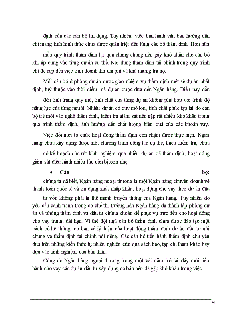 image for page Một số giải pháp nâng cao chất lượng thẩm định tài chính dự án đầu tư trong hoạt động cho vay tại NHNTVN.