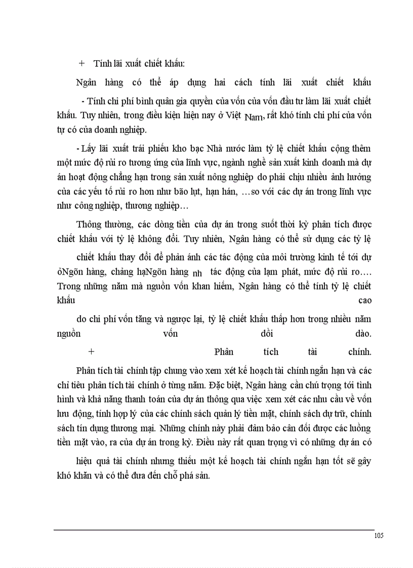 image for page Một số giải pháp nâng cao chất lượng thẩm định tài chính dự án đầu tư trong hoạt động cho vay tại NHNTVN.