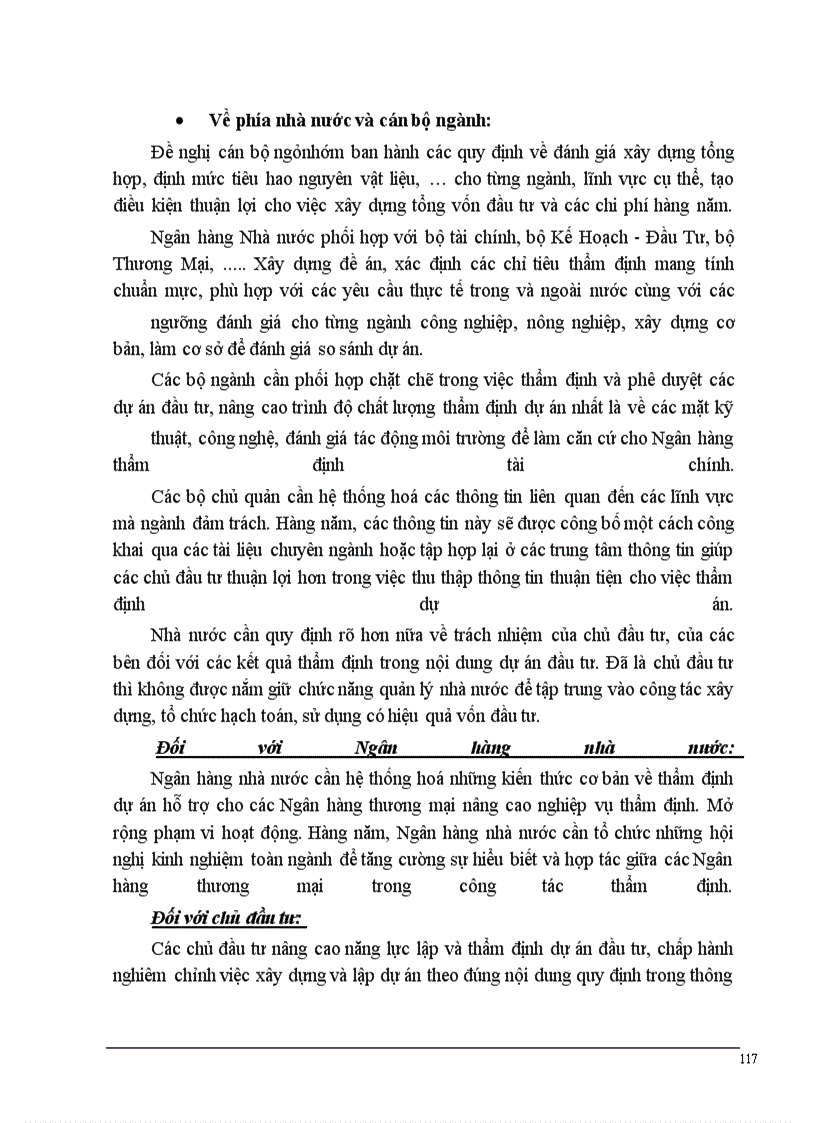 image for page Một số giải pháp nâng cao chất lượng thẩm định tài chính dự án đầu tư trong hoạt động cho vay tại NHNTVN.