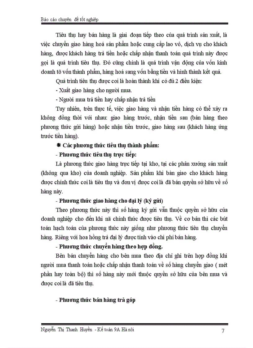 image for page Tổ chức kế toán thành phẩm, tiêu thụ thành phẩm và xác định kết quả sản xuất kinh doanh ở Công ty Bánh kẹo Hải Hà