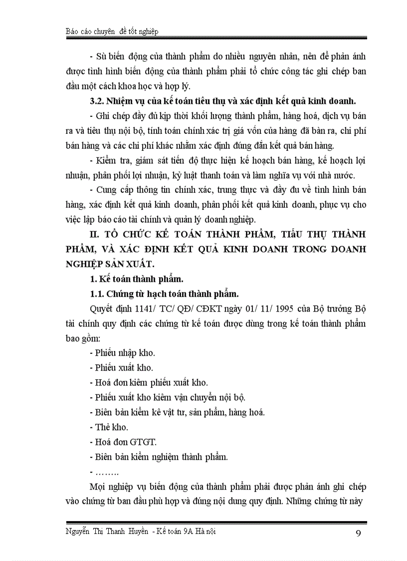 image for page Tổ chức kế toán thành phẩm, tiêu thụ thành phẩm và xác định kết quả sản xuất kinh doanh ở Công ty Bánh kẹo Hải Hà