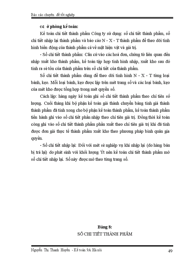 image for page Tổ chức kế toán thành phẩm, tiêu thụ thành phẩm và xác định kết quả sản xuất kinh doanh ở Công ty Bánh kẹo Hải Hà