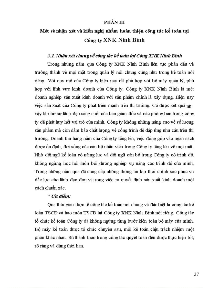 image for page Kế toán tài sản cố định tại Công ty XNK Ninh Bình