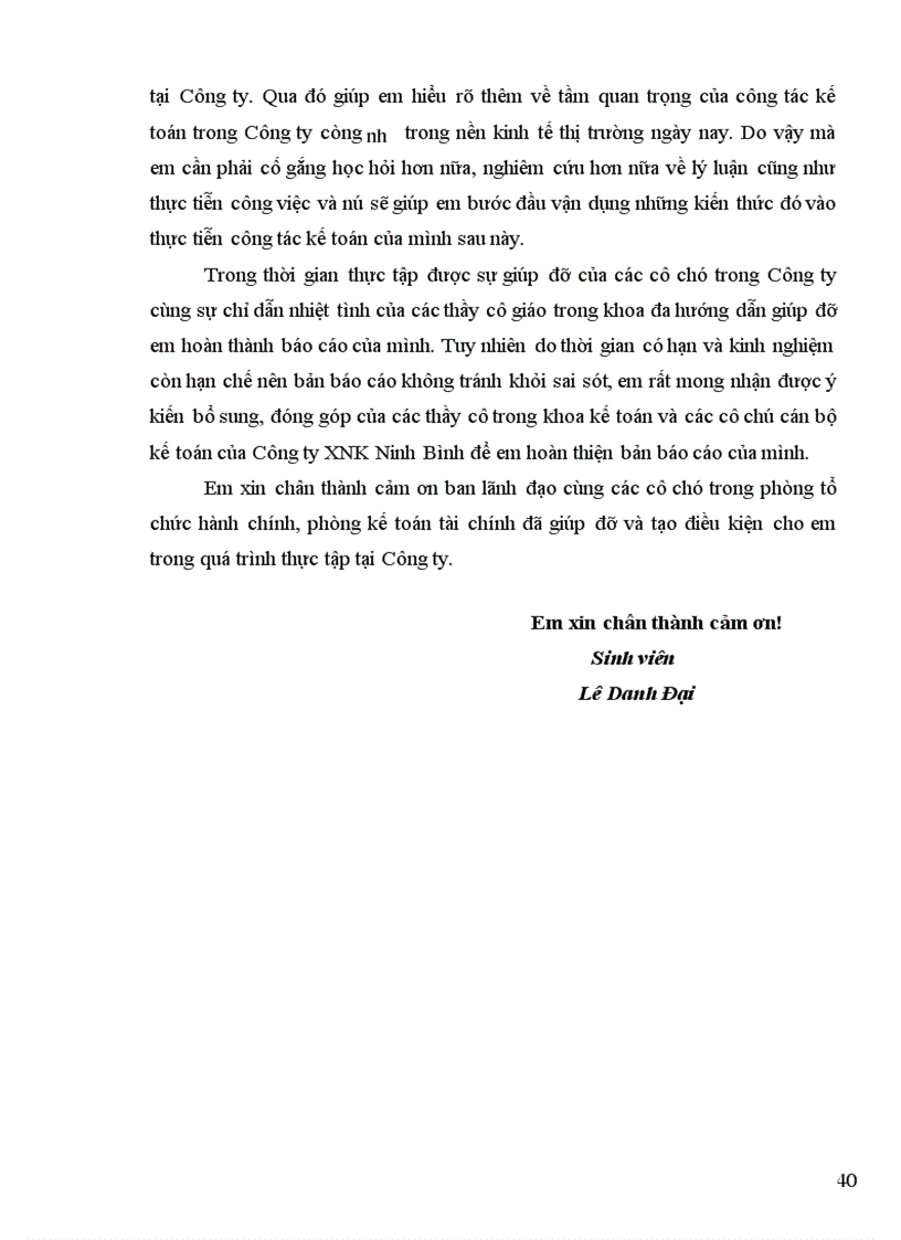 image for page Kế toán tài sản cố định tại Công ty XNK Ninh Bình