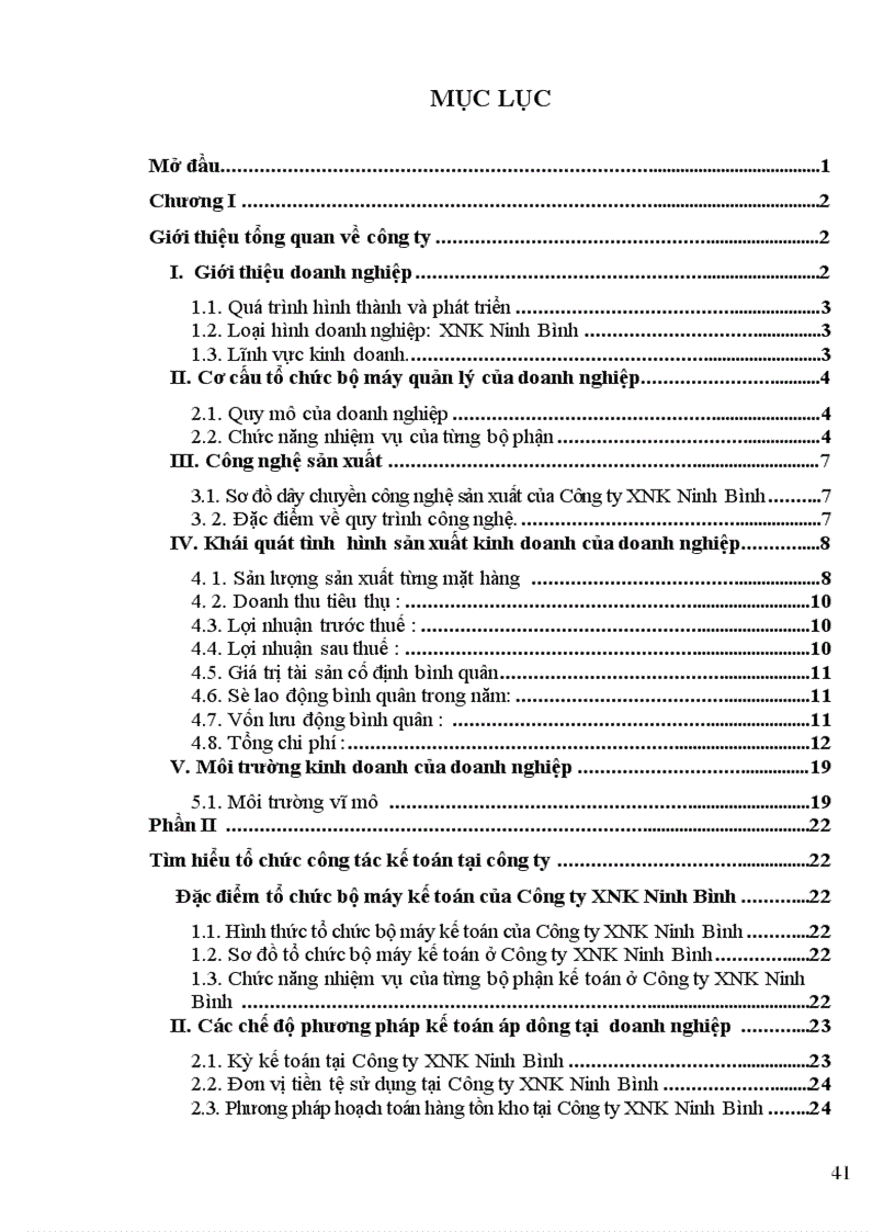 image for page Kế toán tài sản cố định tại Công ty XNK Ninh Bình