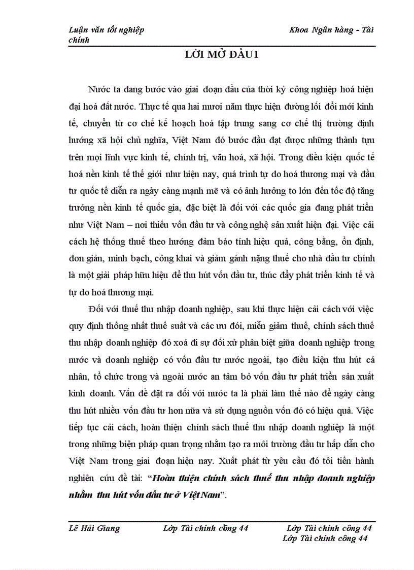 image for page Hoàn thiện chính sách thuế thu nhập doanh nghiệp nhằm thu hút vốn đầu tư ở Việt Nam