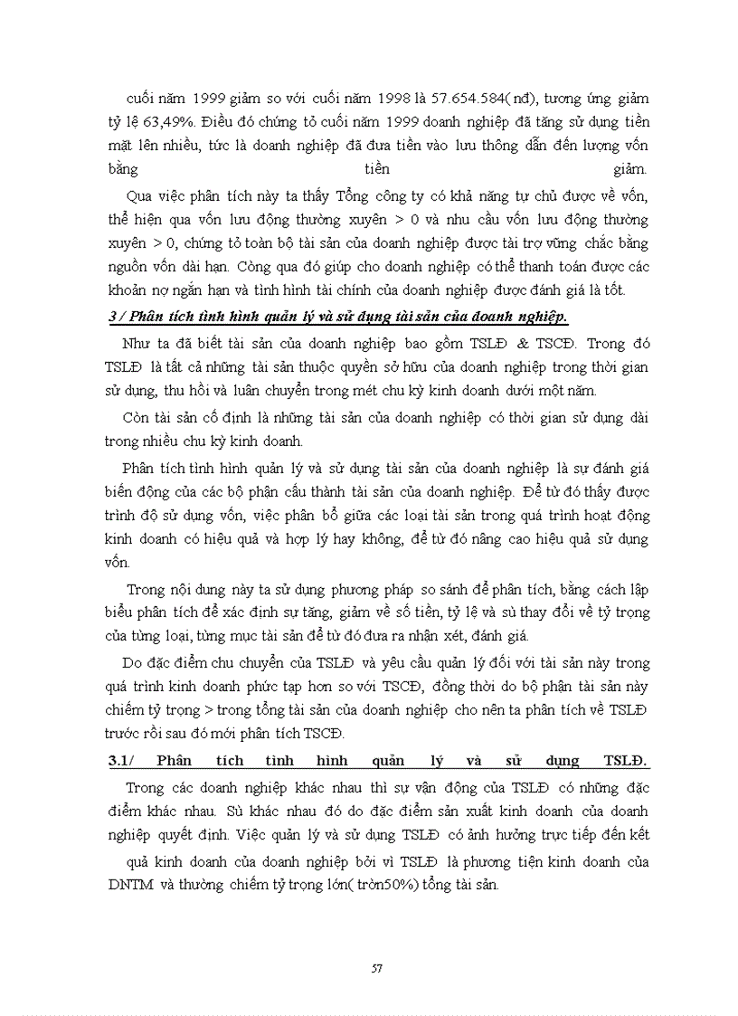 image for page Phân tích tình hình tài chính doanh nghiệp và những giải pháp góp phần nâng cao khả năng tài chính của Tổng công ty chè Việt nam
