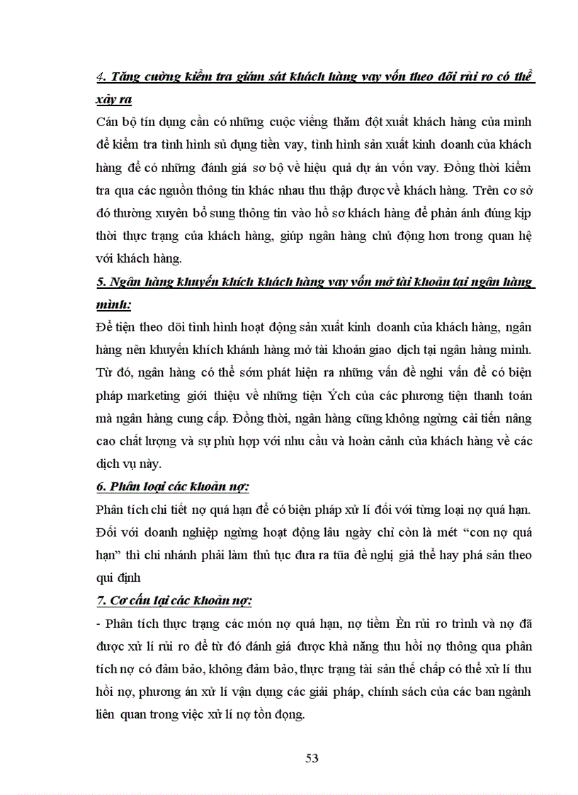 image for page Ngăn ngừa và xử lí nợ quá hạn tại Ngân hàng Nông Nghiệp và Phát Triển Nông Thôn Hà Nội