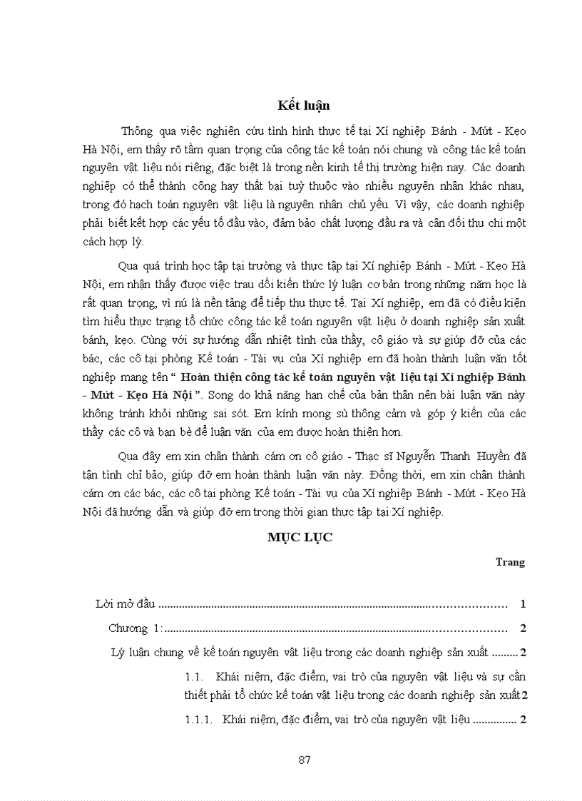 image for page Hoàn thiện công tác kế toán nguyên vật liệu tại Xí nghiệp Bánh - Mứt - Kẹo Hà Nội