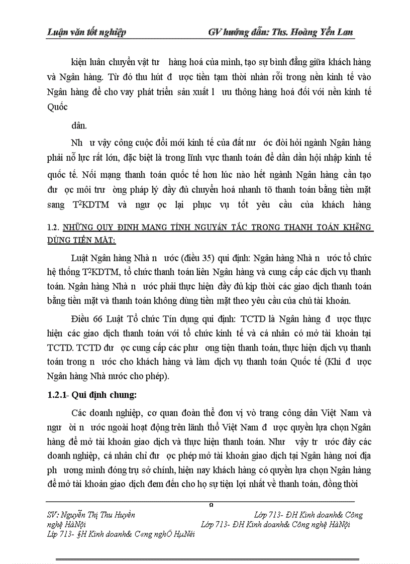 image for page Thực trạng thanh toán không dùng tiền mặt tại Ngân hàng No & Ptnt huyện kim thành