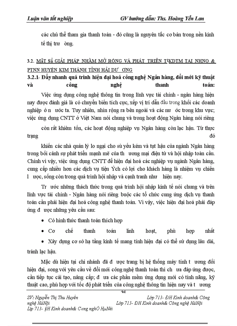 image for page Thực trạng thanh toán không dùng tiền mặt tại Ngân hàng No & Ptnt huyện kim thành