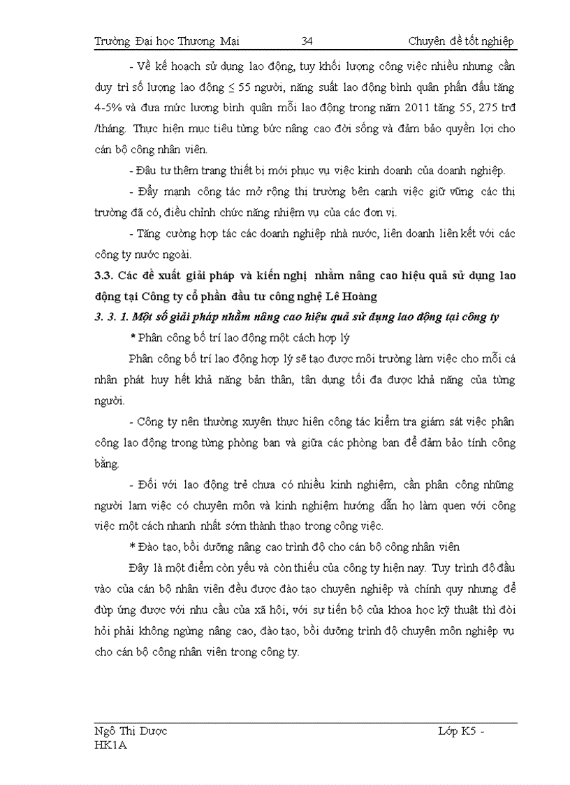 image for page Phân tích thống kê tình hình sử dụng lao động tại Công ty Cổ phần đầu tư Công nghệ Lê Hoàng