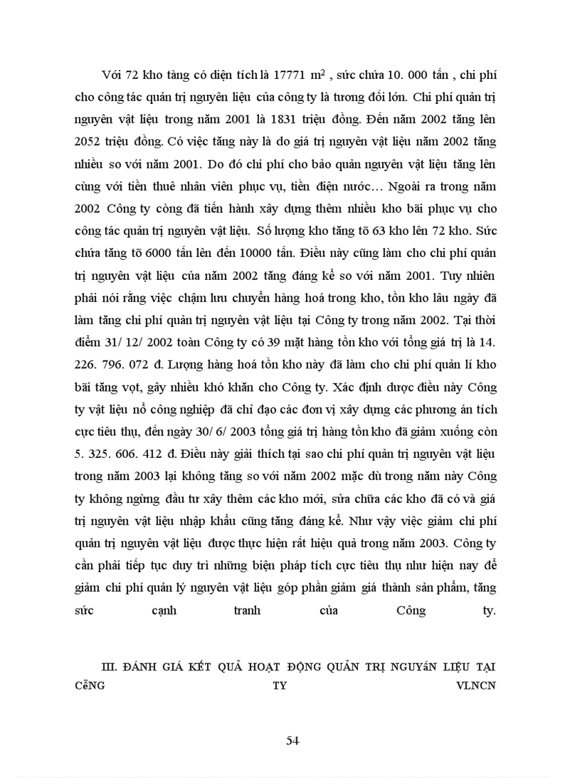 image for page Quản trị nguyên vật liệu tại Công ty vật liệu nổ công nghiệp – Thực trạng và giải pháp hoàn thiện