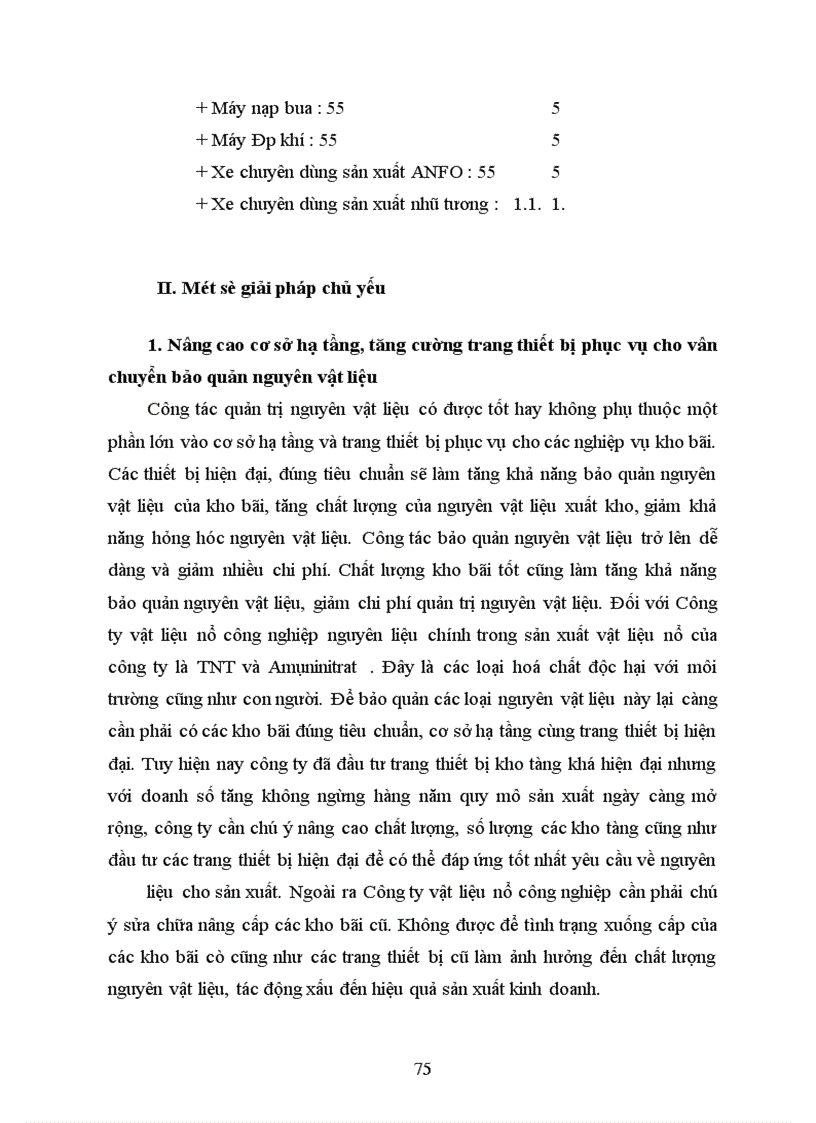 image for page Quản trị nguyên vật liệu tại Công ty vật liệu nổ công nghiệp – Thực trạng và giải pháp hoàn thiện