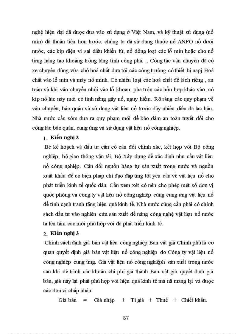 image for page Quản trị nguyên vật liệu tại Công ty vật liệu nổ công nghiệp – Thực trạng và giải pháp hoàn thiện