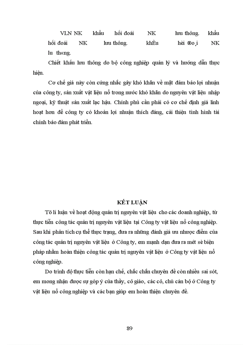 image for page Quản trị nguyên vật liệu tại Công ty vật liệu nổ công nghiệp – Thực trạng và giải pháp hoàn thiện