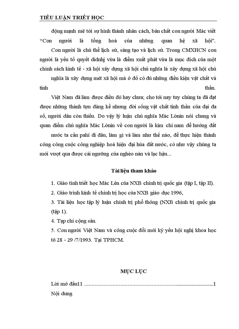 image for page Quan điểm của chủ nghĩa Mác về con người