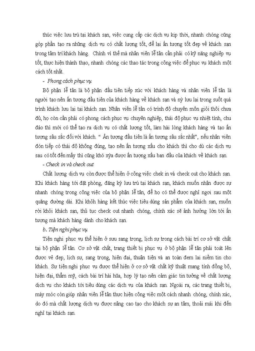 image for page Giải pháp nâng cao chất lượng dịch vụ lễ tân tại Công ty cổ phần khách sạn Sông Nhuệ