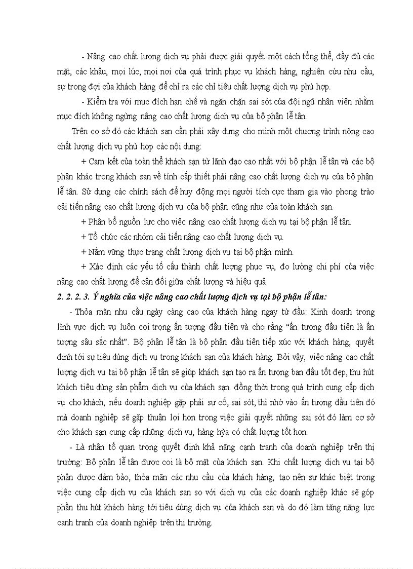 image for page Giải pháp nâng cao chất lượng dịch vụ lễ tân tại Công ty cổ phần khách sạn Sông Nhuệ