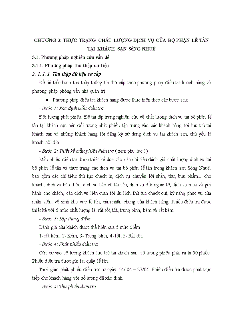 image for page Giải pháp nâng cao chất lượng dịch vụ lễ tân tại Công ty cổ phần khách sạn Sông Nhuệ