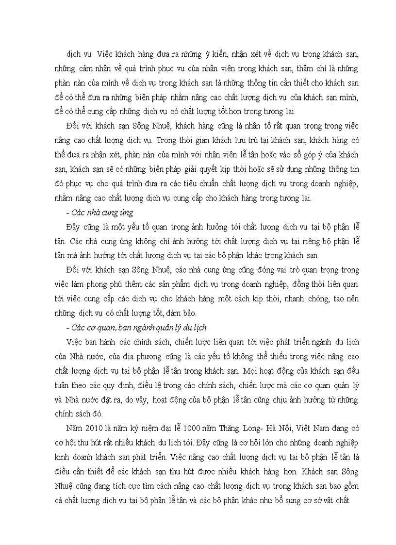 image for page Giải pháp nâng cao chất lượng dịch vụ lễ tân tại Công ty cổ phần khách sạn Sông Nhuệ