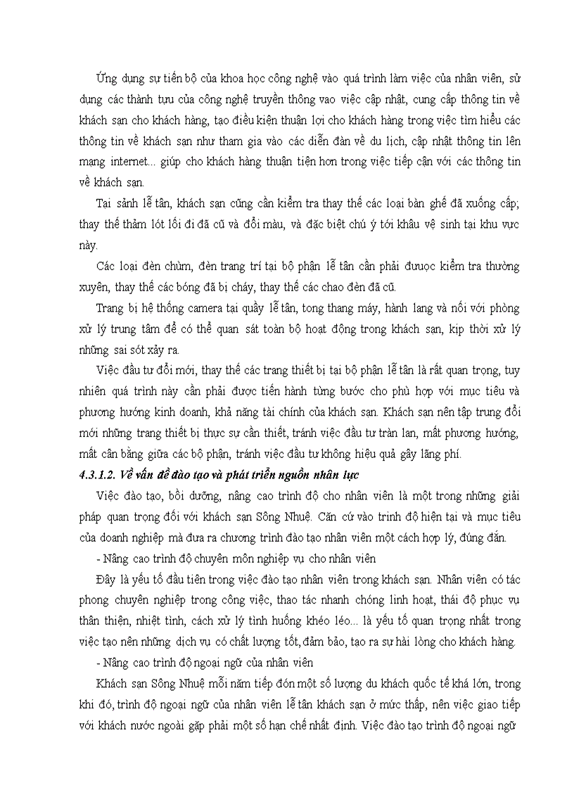 image for page Giải pháp nâng cao chất lượng dịch vụ lễ tân tại Công ty cổ phần khách sạn Sông Nhuệ